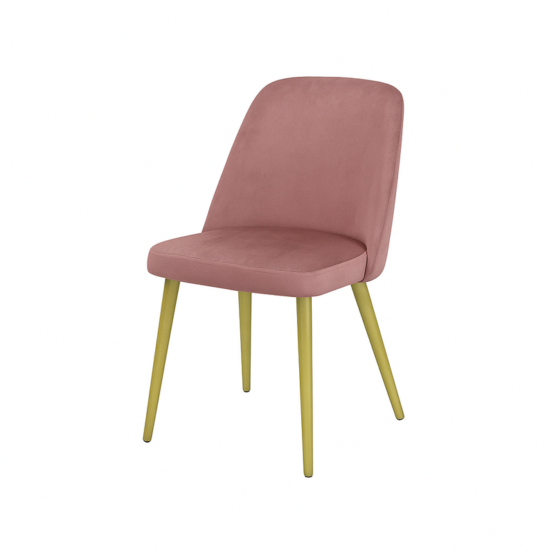 Scaun catifea ROZ | model FOX