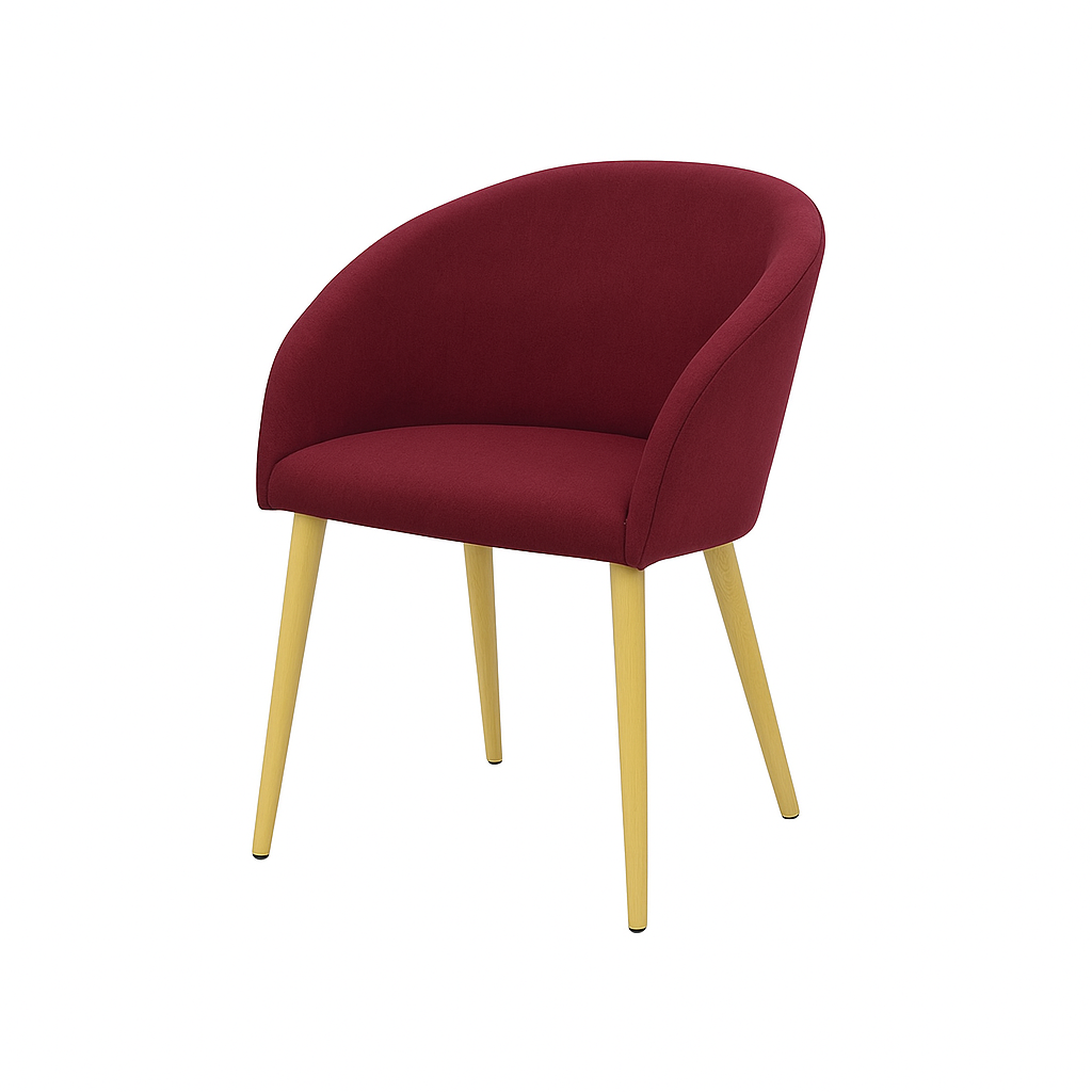 Scaun catifea GALBENA | model IBIS