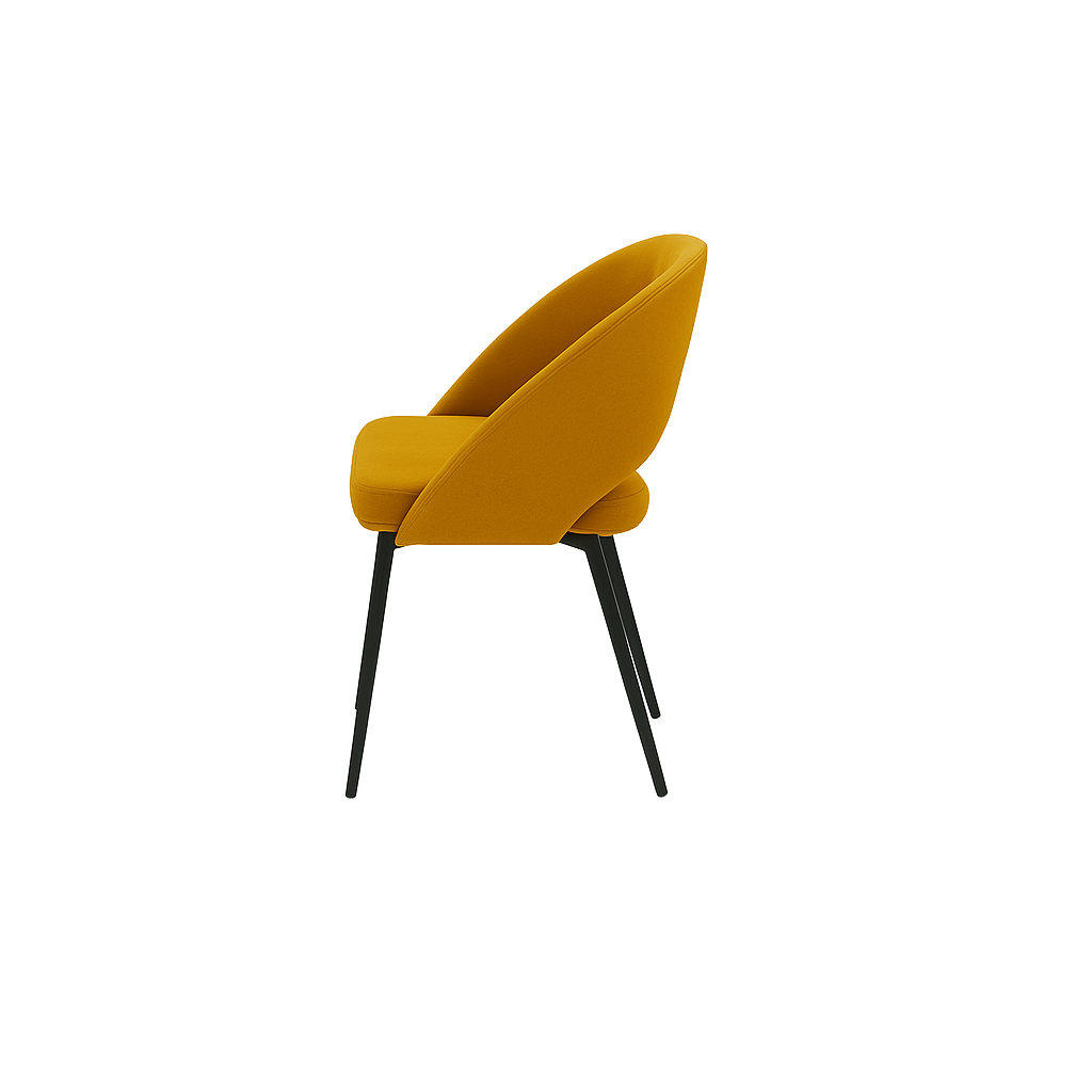 Scaun catifea ALBASTRA | model LAVA