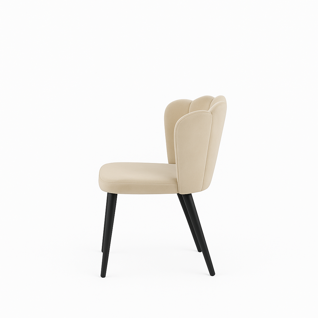 Scaun catifea ROZ | model ARIA