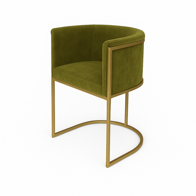 Scaun catifea VERDE | model ENRI