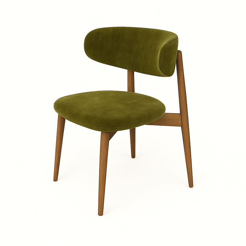 Scaun catifea VERDE | model OLE