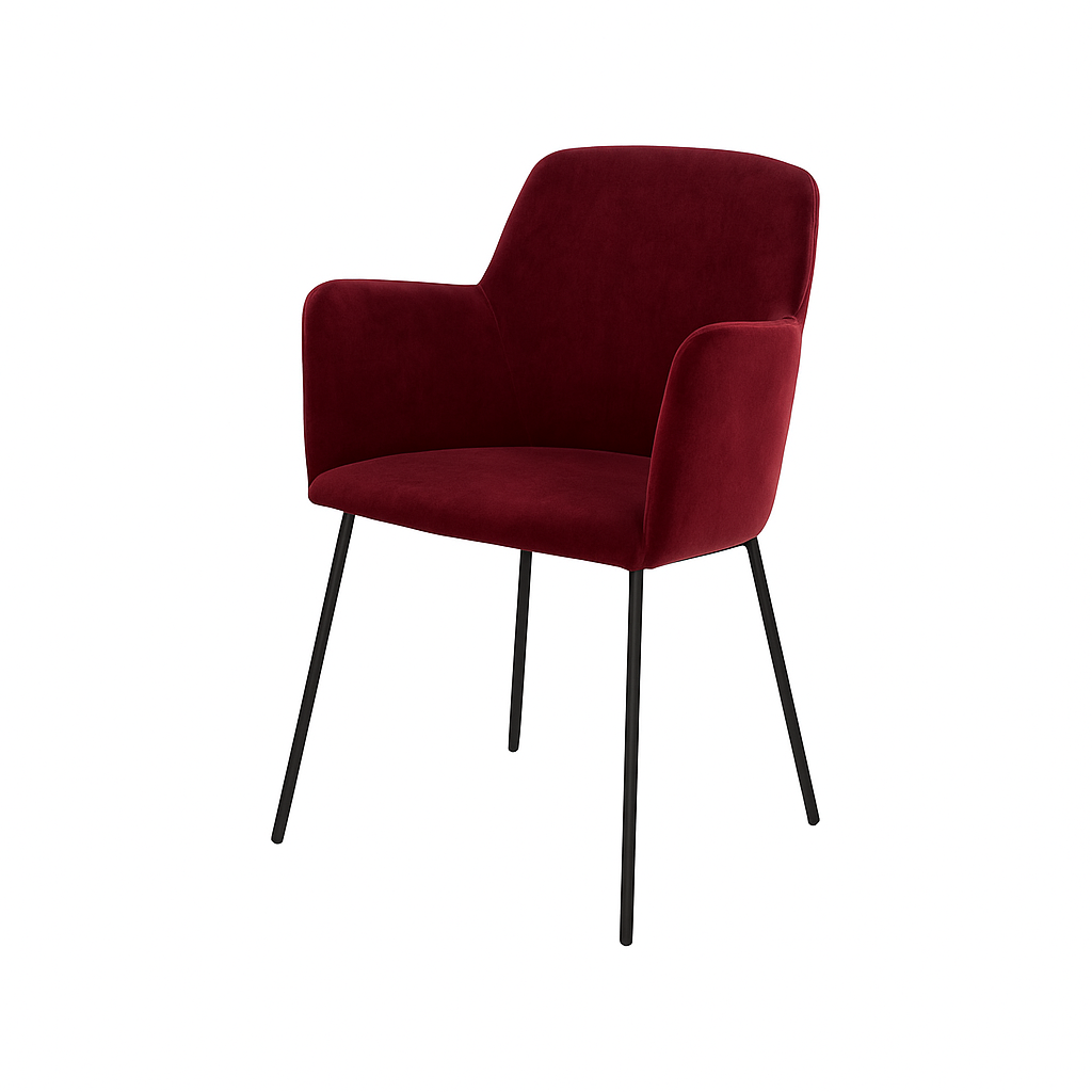Scaun catifea ALBASTRA | model SIGMA