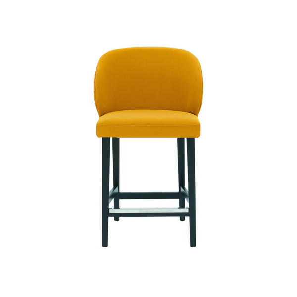 Scaun de bar catifea BEJ | model CAPRICE