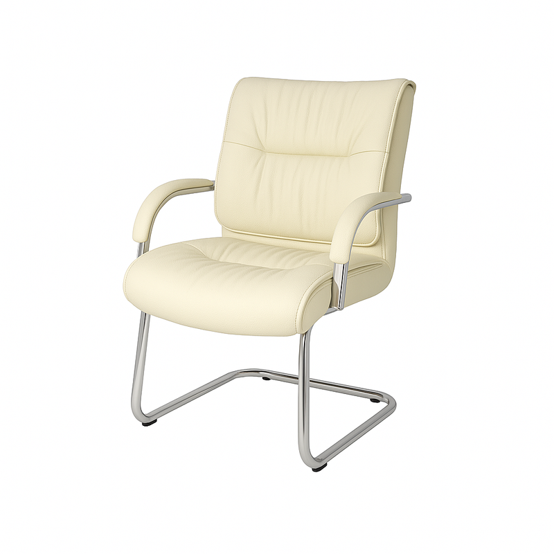 Scaun birou piele BEJ | model BIG STAR V