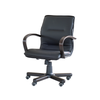 Scaun ergonomic piele NEAGRA | model OMEGA O