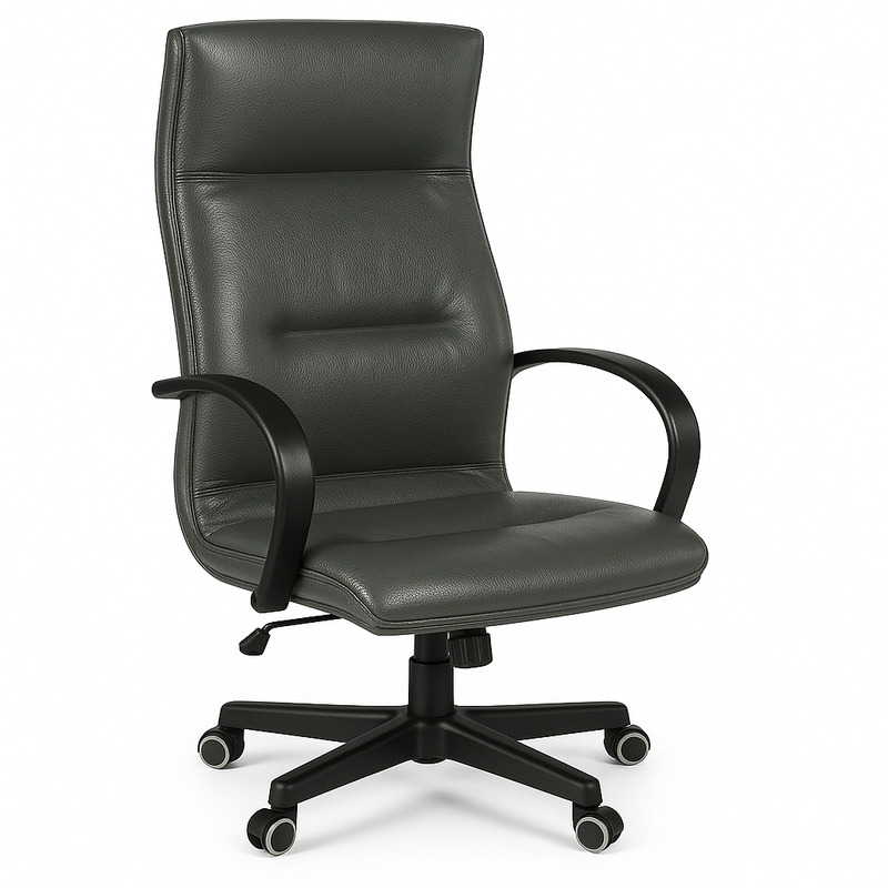 Scaun directorial piele VERDE | model OMEGA P