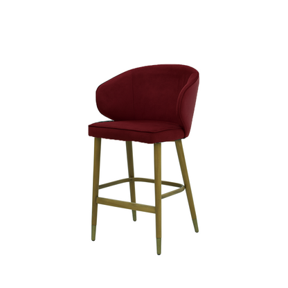 Scaun insula catifea ALBASTRA | model CAPRICE