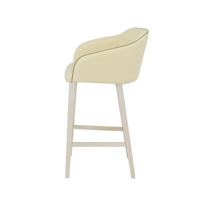 Scaun bar piele naturala MARO | model CROCO