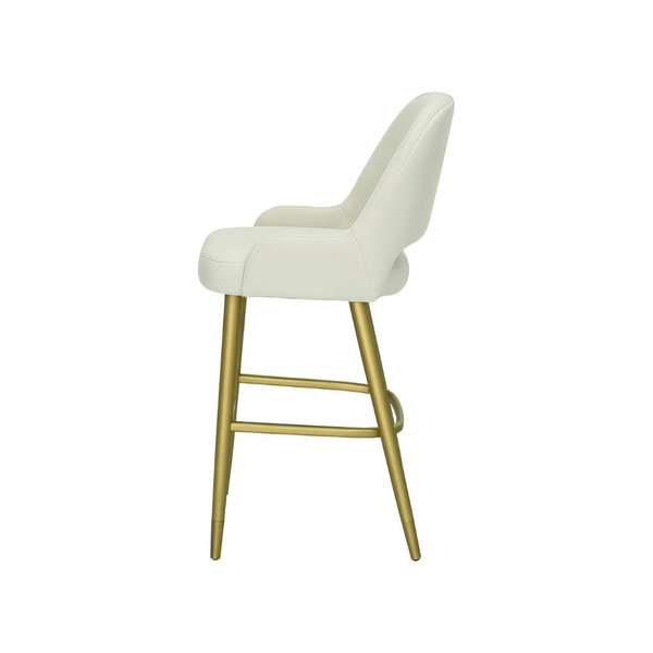 Scaun insula piele naturala BEJ | model HUGO