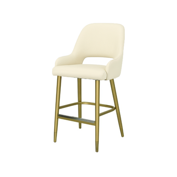 Scaun insula piele naturala BEJ | model HUGO