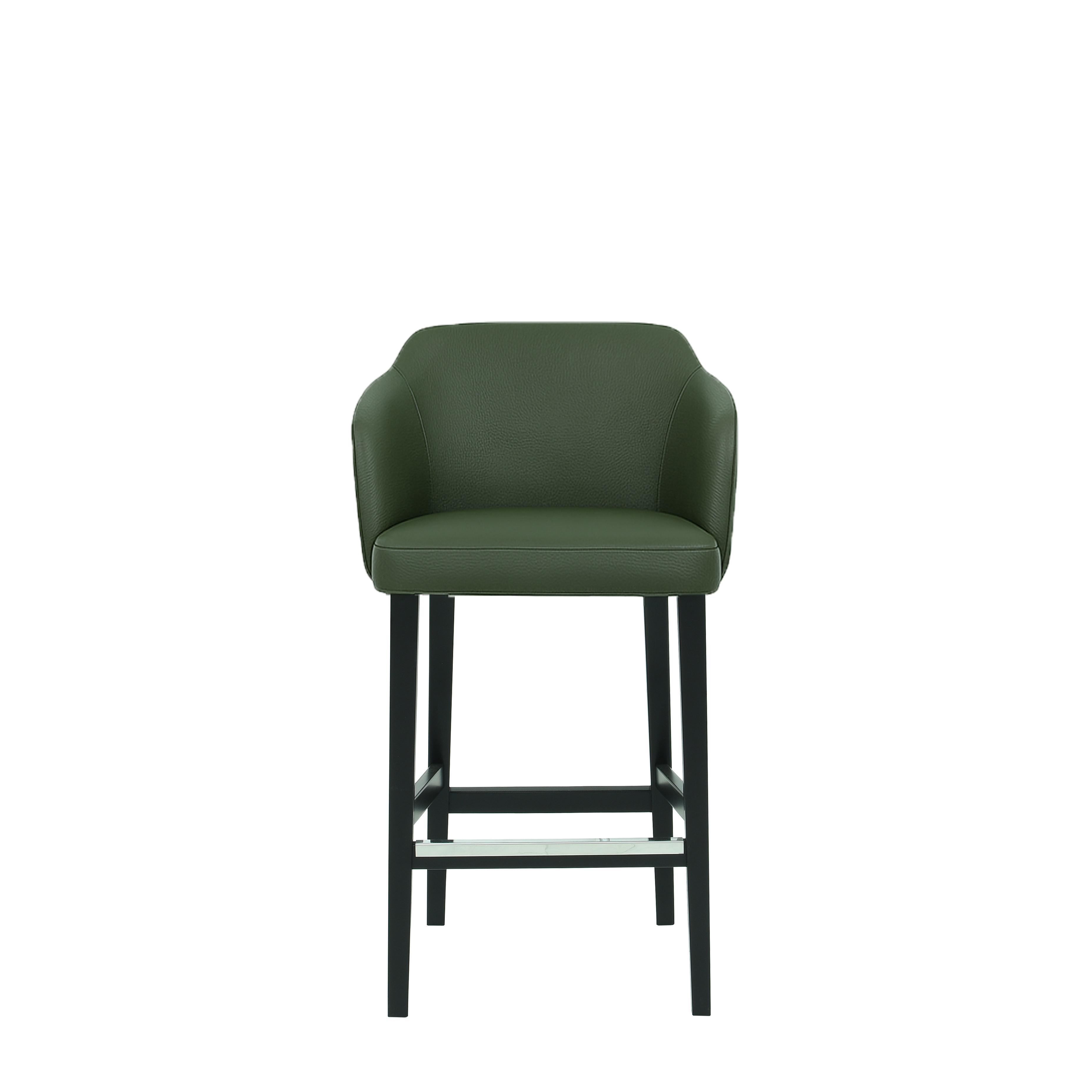 Scaun insula piele naturala BEJ | model CROCO