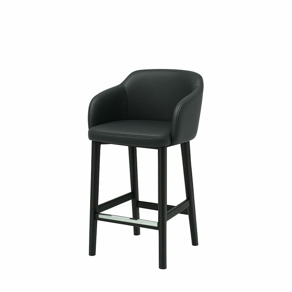 Scaun insula piele naturala BEJ | model CROCO