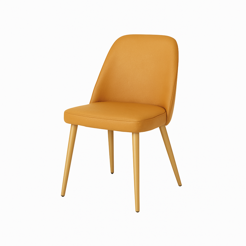 Scaun piele GALBENA | model FOX