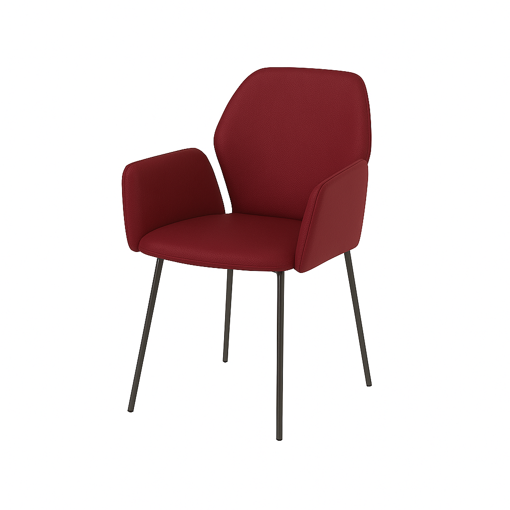 Scaun piele GALBENA | model PETRA