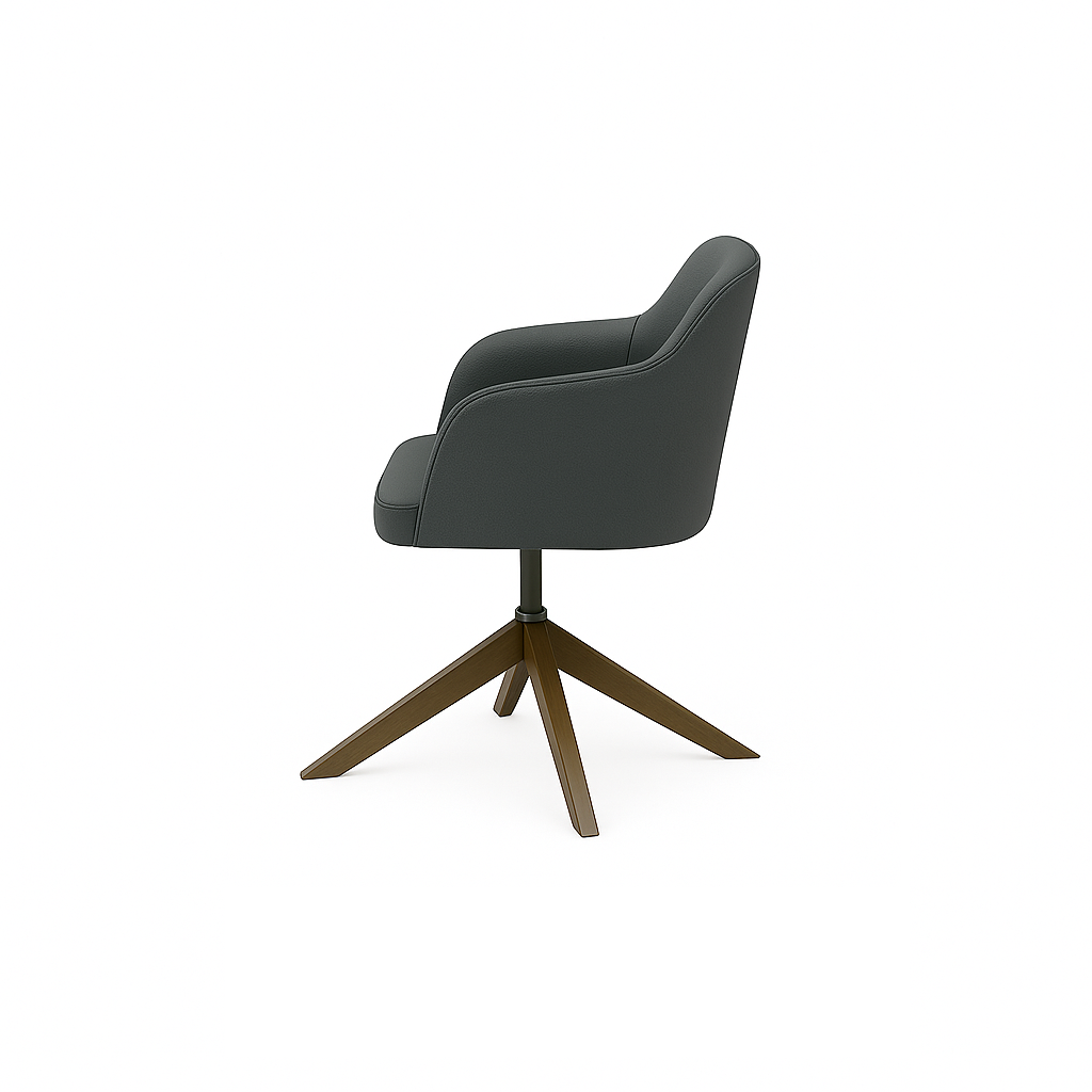 Scaun piele VERDE | model ROBI