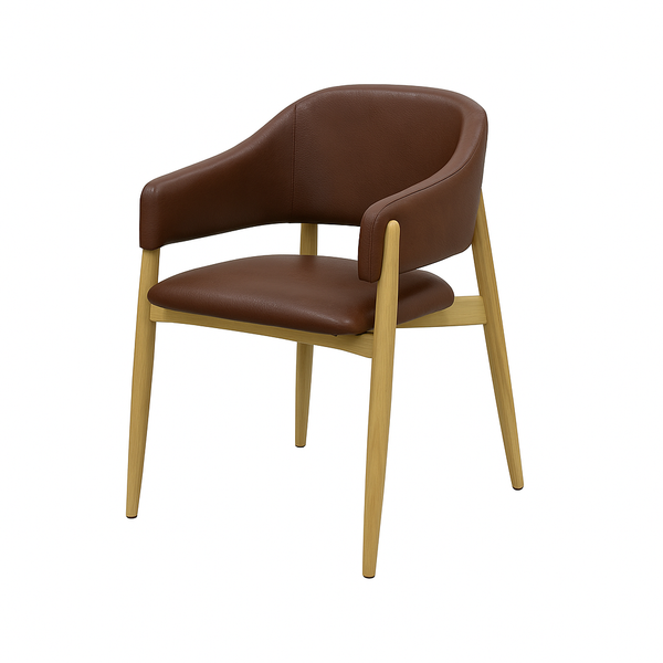 Scaun piele VERDE | model ALMA