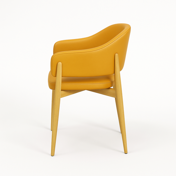 Scaun piele VERDE | model ALMA