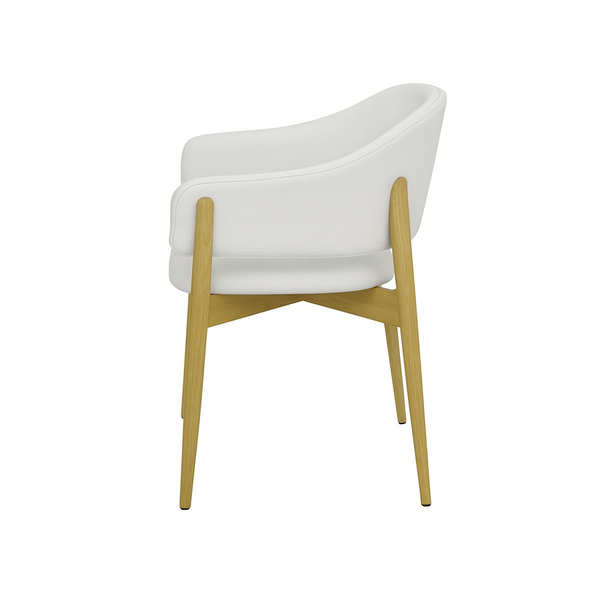 Scaun piele VERDE | model ALMA