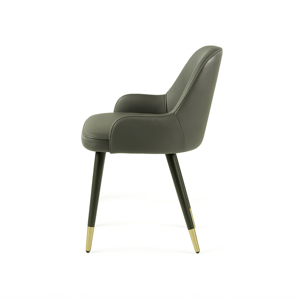 Scaun piele VERDE | model ROCCO G